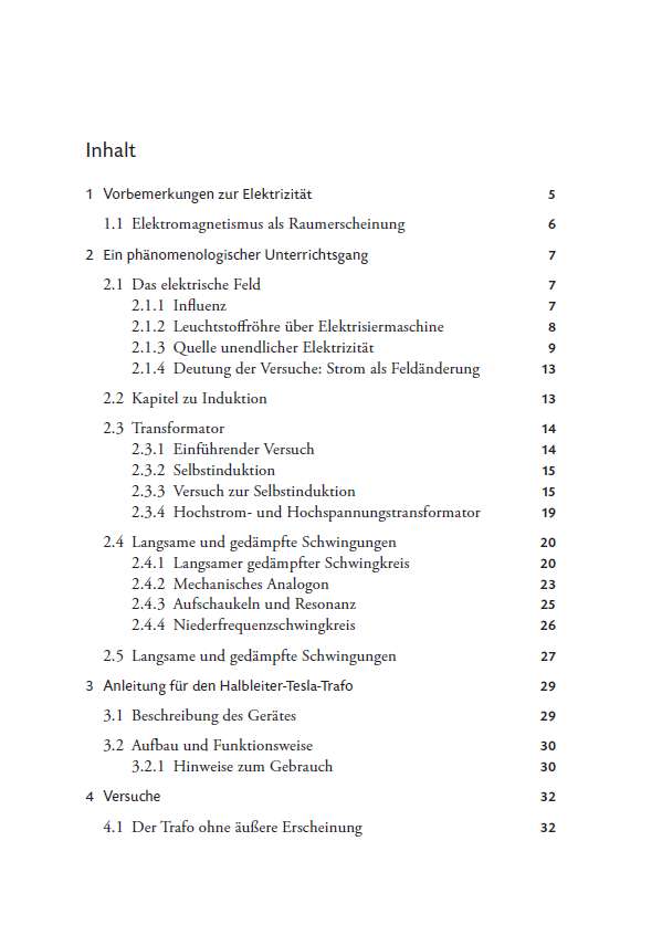 Preview: - Anleitungsheft - Vom Schwingkreis zur elektromagnetischen Welle - Halbleiter-Tesla-Trafo